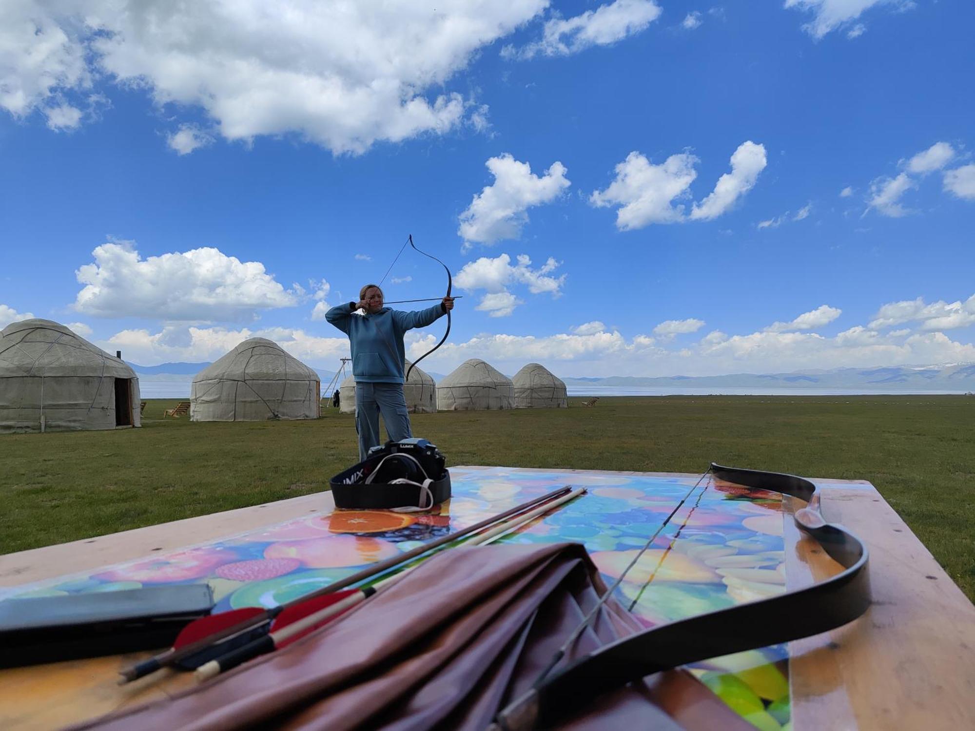 Yurt Camp Ali-Nur at Lake Song-Kol Naryn Exterior photo